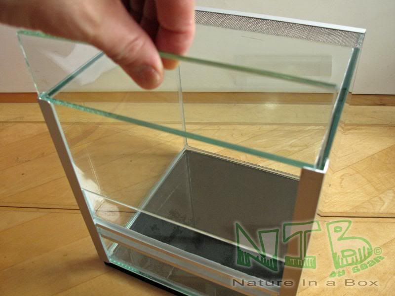Convert a glass aquarium to a European style terrarium Dendroboard